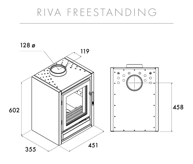 RivaF40 Dimensions