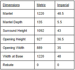 Arch-Surround-dimensions