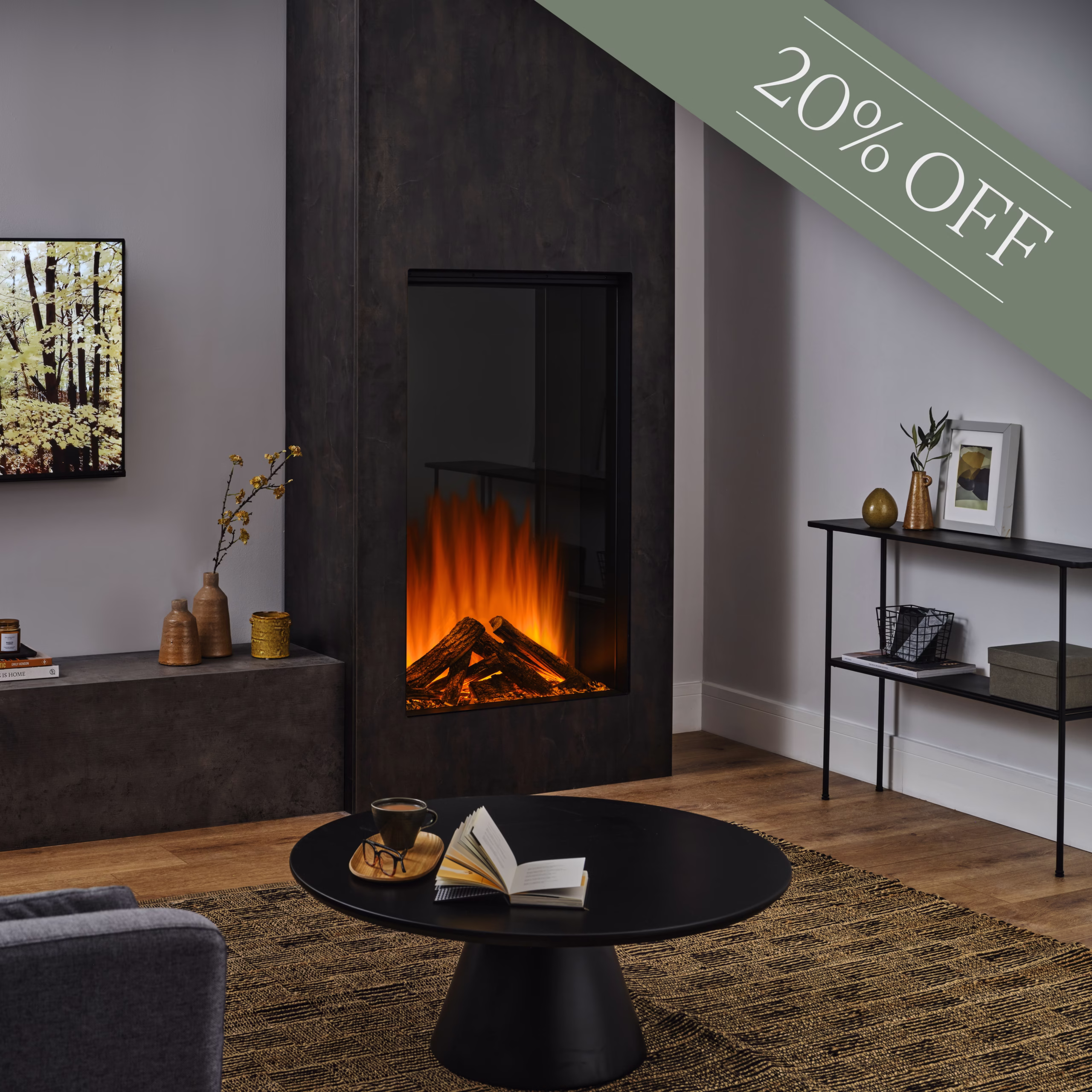 Knightwood Electric Fire